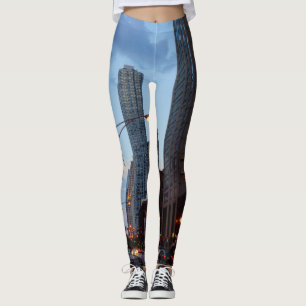 Leggings Escena de la calle Chicago