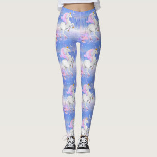 Leggings Escena de la selva de la Princesa Unicorn