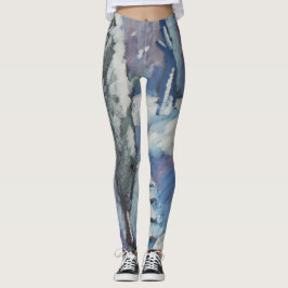 Leggings Escena de nieve
