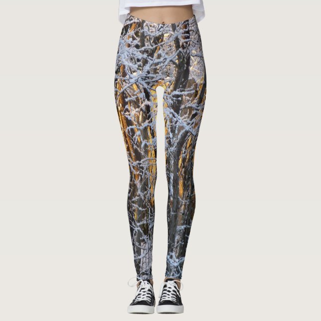 Leggings Escena del invierno (Anverso)
