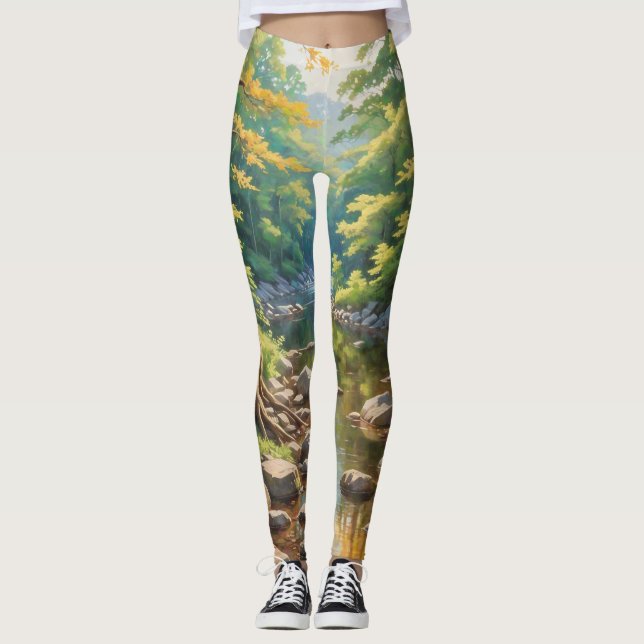 Leggings Escena natural de Serene (Anverso)