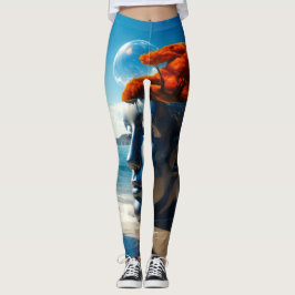 Leggings Escenarios de playa surrealistas