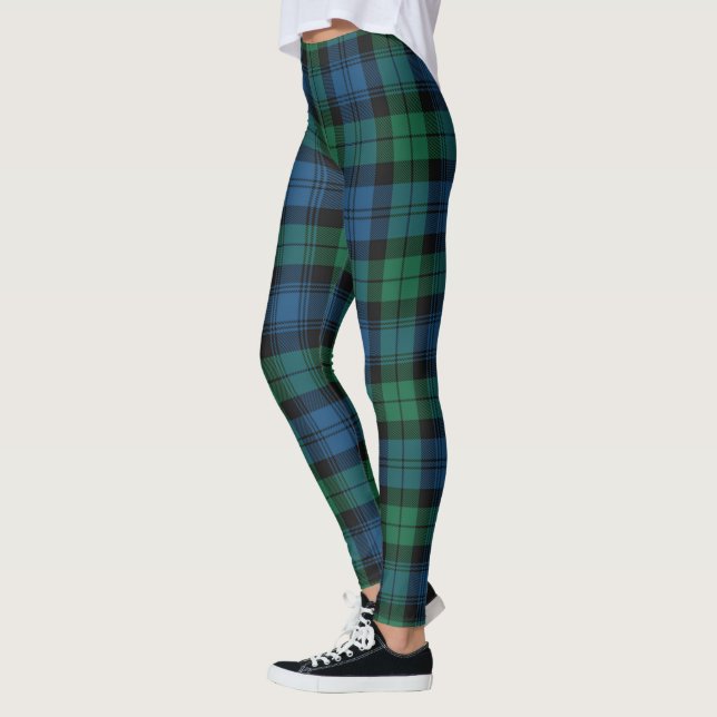 Leggings Escocés Clan Blackwatch Ancianas Mujeres Tartán Le (Izquierda)