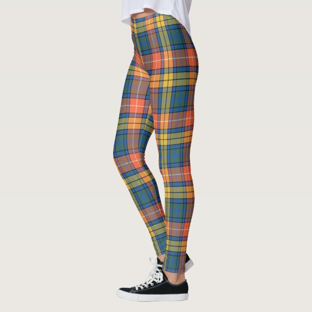Leggings Escocés Clan Buchanan - Leggen de las mujeres de T (Izquierda)
