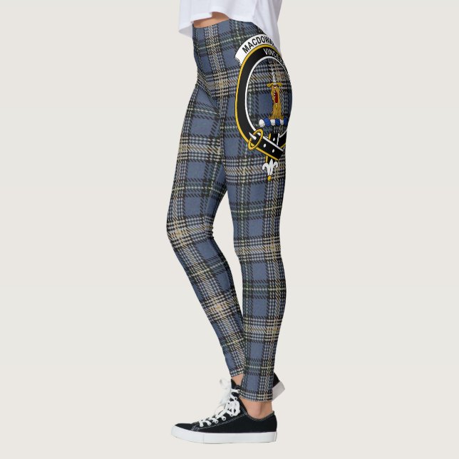 Leggings Escocés Clan MacDowall Escudo Tartán Mujeres Leggi (Izquierda)