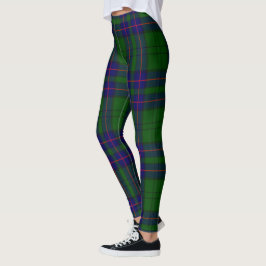 Leggings Escocia Clan Lockhart Mujeres Tartán Modernas Lega
