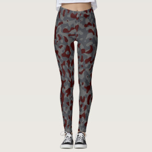 Leggings Escorpión gris, atún, rojo, Rosa búlgaro, camo