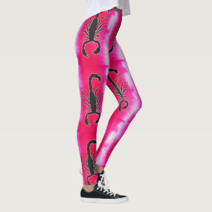 Leggings escorpión rosado