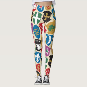 Leggings Escudo de armas: Antecedentes heráldicos.