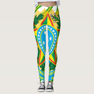 Leggings Escudo de armas brasileño