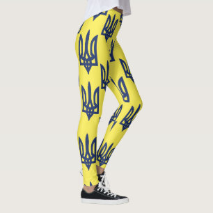 Leggings Escudo de armas de Trident Tryzub Ucrania del