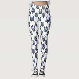 Leggings Escudo de armas ucraniano Trident Tryzub