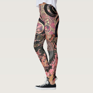 Leggings Escudos rosados en tormenta