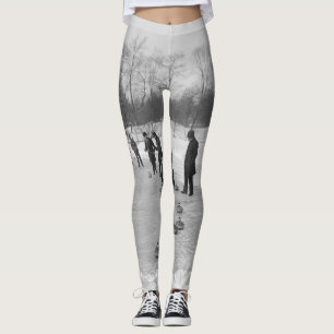 Leggings Escuela vieja que se encrespa SUPERIOR