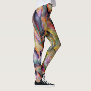 Leggings Esculpidos con rugosidad y acuarela virtual
