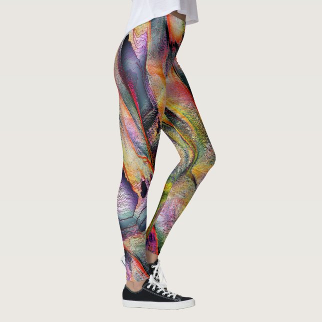 Leggings Esculpidos con rugosidad y acuarela virtual (Derecha)