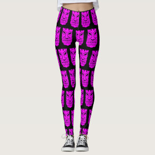 Leggings Escultura rosa de Tiki Thunder_Cove