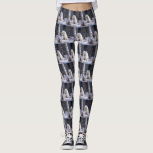 Leggings Eskimo Americano Deja que nieve Navidad