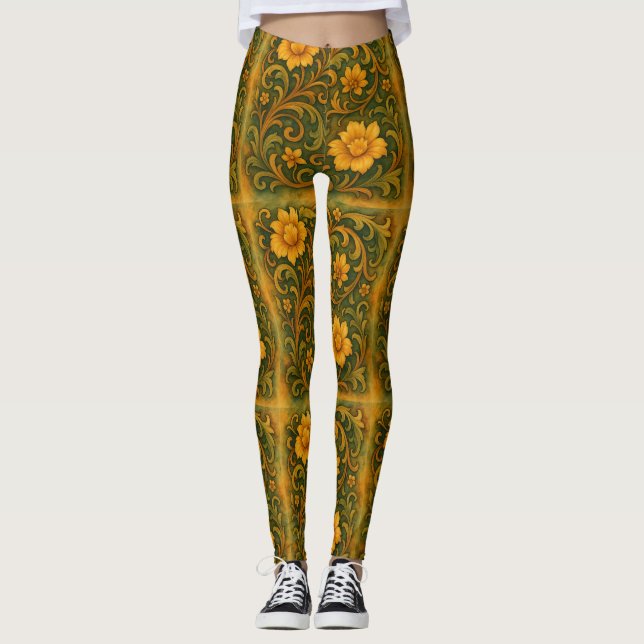 Leggings Esmeralda Enclave™ MaelstroMedia Reveridad Botánic (Anverso)