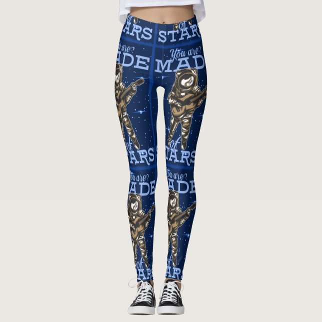 Leggings Espacio Adorables Que Se Hace De Estrellas (Anverso)