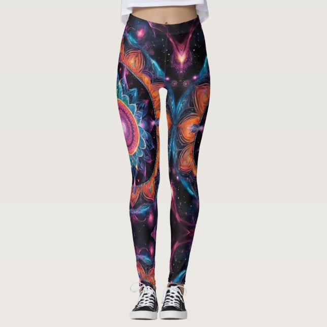 Leggings Espacio colorido Mandala (Anverso)