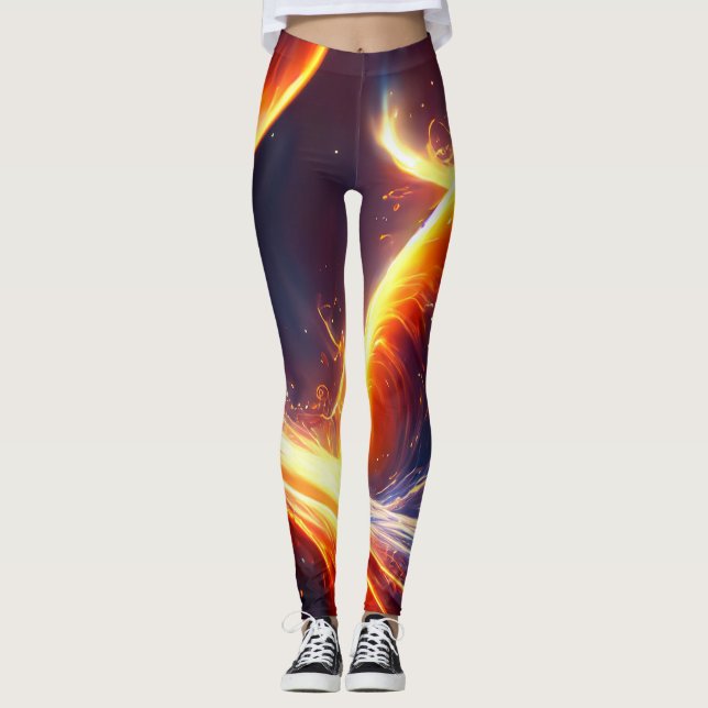Leggings Espacio de agua de incendio (Anverso)