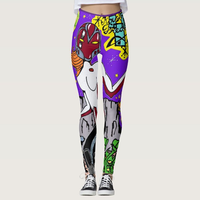Leggings Espacio de Kousin Freaky Noel (Anverso)