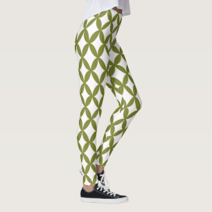 Leggings Espacio positivo y negativo Olive Green