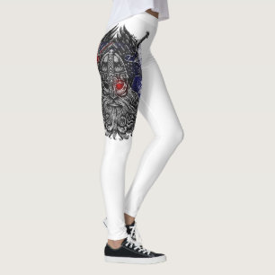 Leggings espadas de cuervos de Odín Mitología vikinga bande