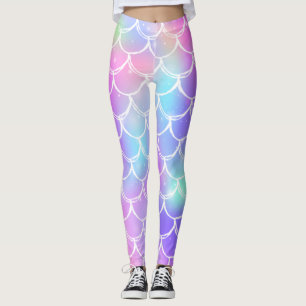 Leggings Esparadrapo de sirena arcoiris