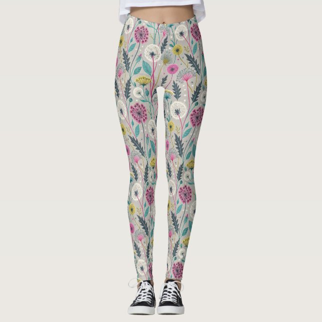 Leggings Espectacular patrón de infiltración de foco (Anverso)