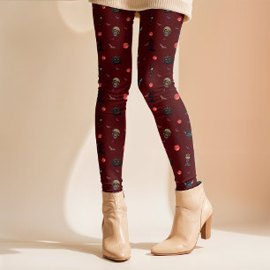 Leggings Espectaculares lentes de patrón de Halloween