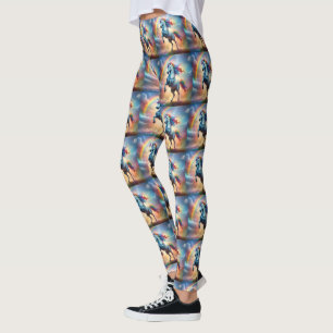 Leggings Espectro celeste: El arco iris de unicornio