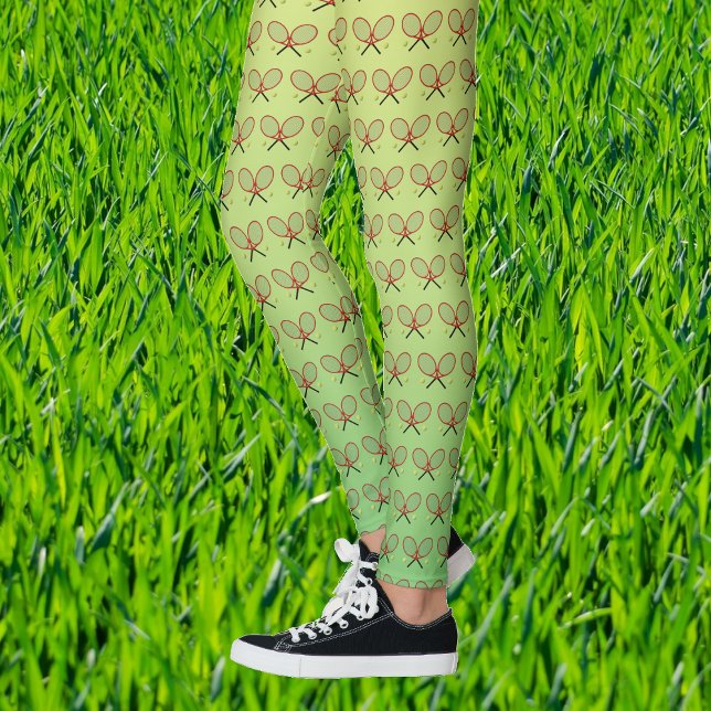 Leggings Espectro de raquetas de tenis amarillo verde (Subido por el creador)