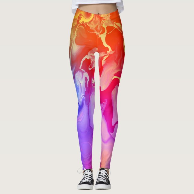 Leggings Espectro Eléctrico en Movimiento (Anverso)