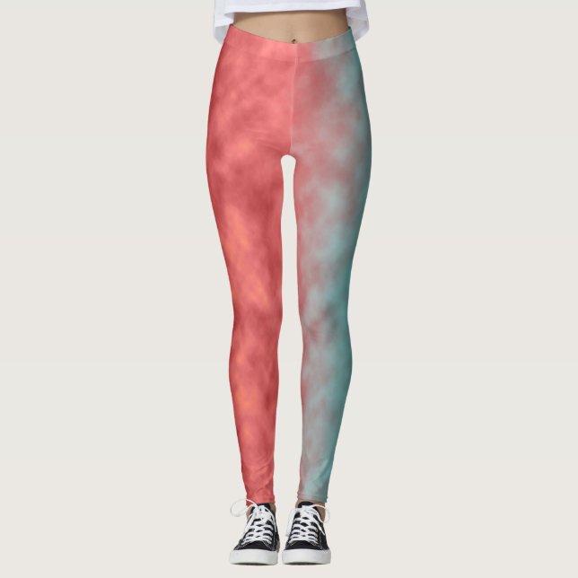 Leggings Espejismo Carmesí (Anverso)