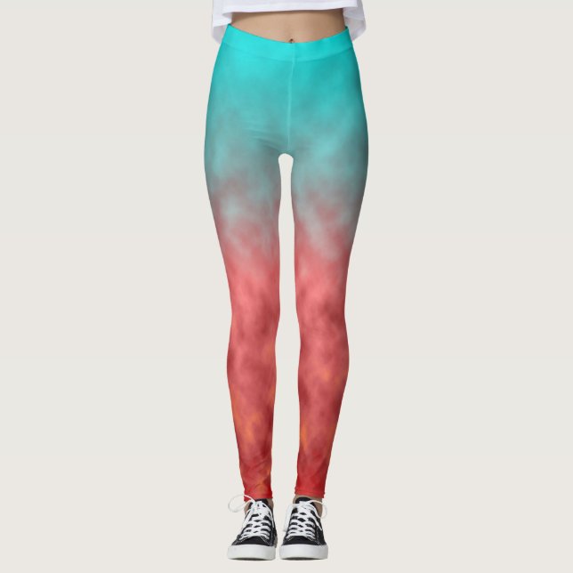 Leggings Espejismo Carmesí (Anverso)