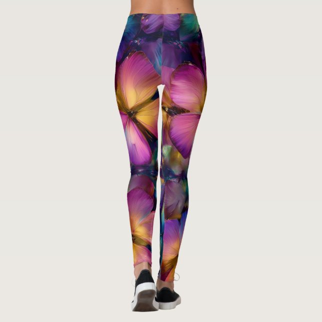 Leggings Espejismo de Mariposa  (Reverso)