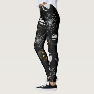 Leggings Espeluznante Patrón oscuro de Halloween