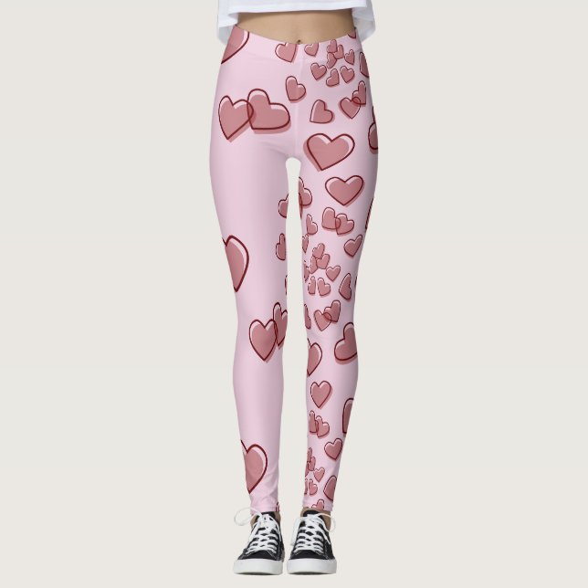 Leggings Espiral de corazones (Anverso)