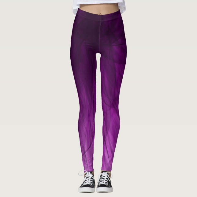 Leggings Espiral de la lavanda - polainas (Anverso)