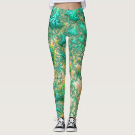 Leggings Espiral de resumen trippy vibrante bohemia