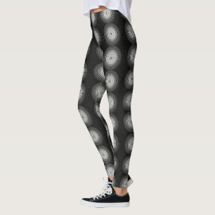 Leggings Espiral negra y blanca
