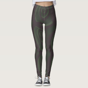 Leggings espirales de las piernas de patrón