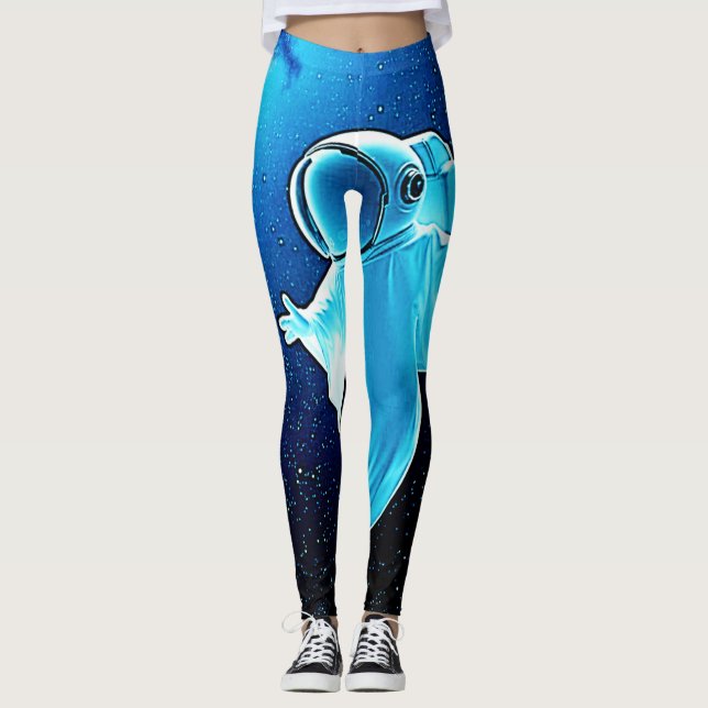 Leggings Espíritu cósmico en el diseño espacial (Anverso)
