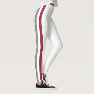 Leggings Espíritu de equipo de Alabama, Carmesí, Gris y Bla