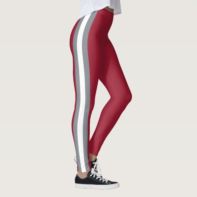 Leggings Espíritu de equipo de Alabama sobre Crimson (Derecha)
