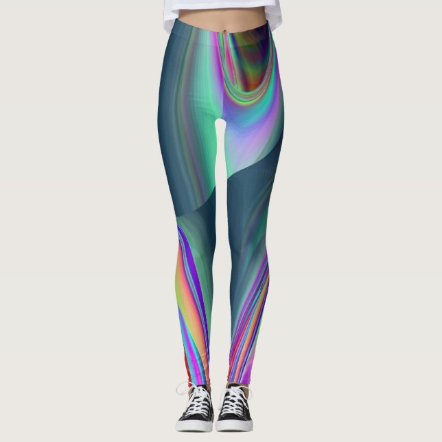 Leggings Espíritu de la brisa de verano , Resumen del arte  (Anverso)