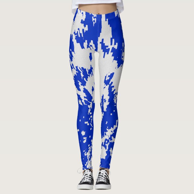 Leggings Esplandor de piernas azules (Anverso)