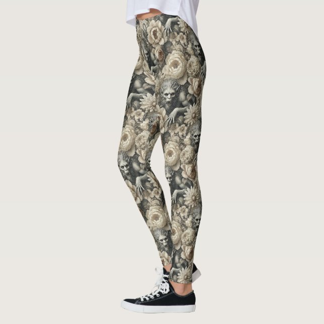 Leggings Esplendor licantrópico - Victoriano gótico (Izquierda)